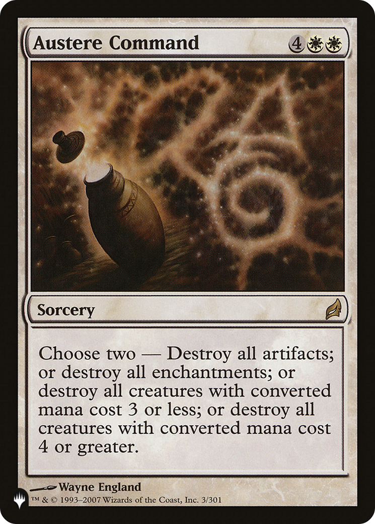 Austere Command (Surge Foil) [Marvel Super Heroes Commander] | Magic Magpie