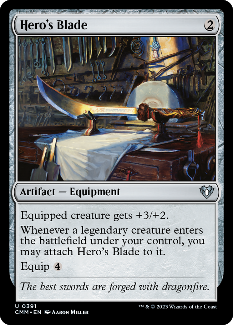 Hero's Blade [Commander Masters] | Magic Magpie