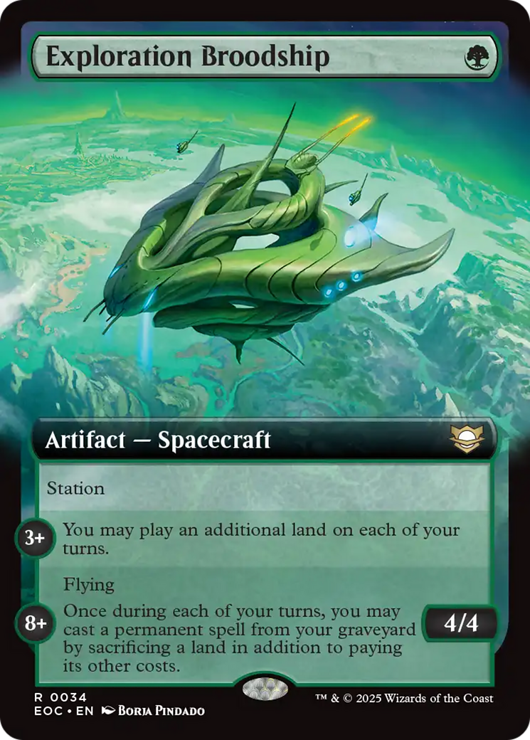 Exploration Broodship (Extended Art) [Edge of Eternities Commander] | Magic Magpie