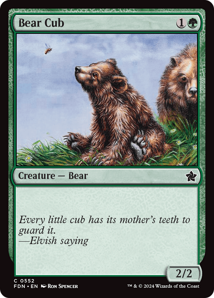 Bear Cub [Foundations] | Magic Magpie