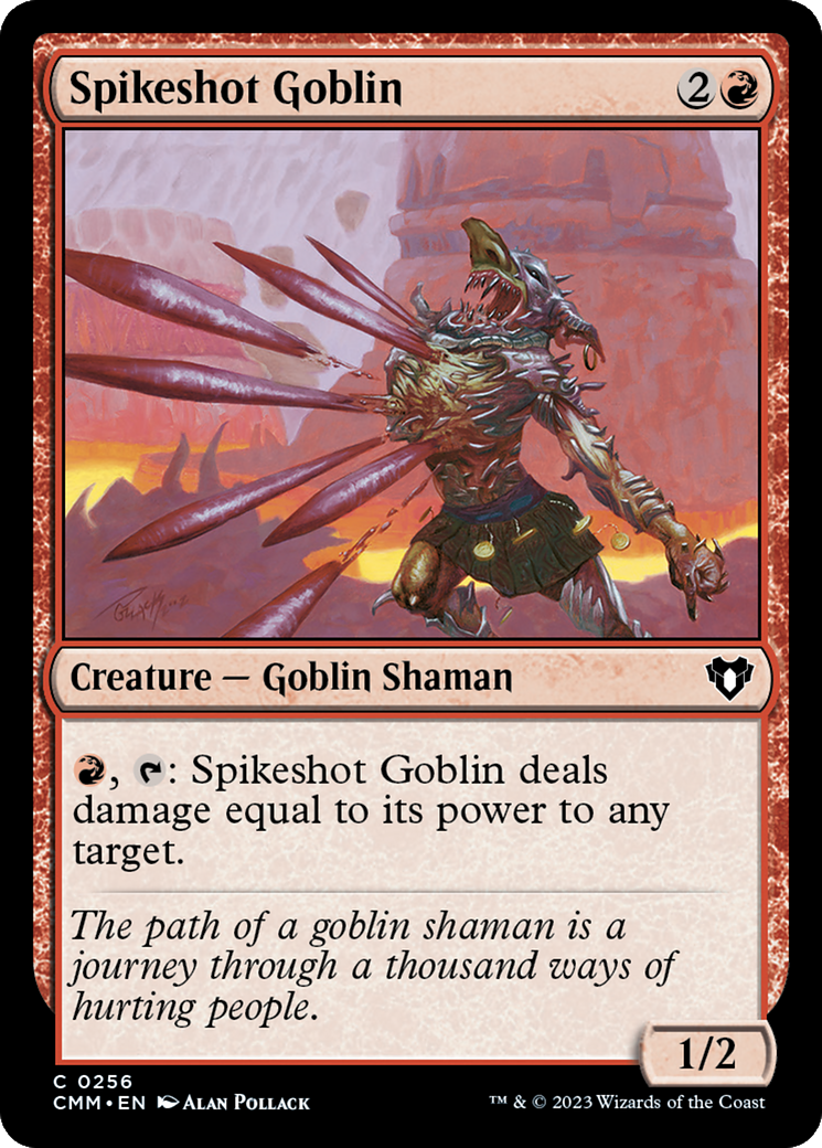 Spikeshot Goblin [Commander Masters] | Magic Magpie