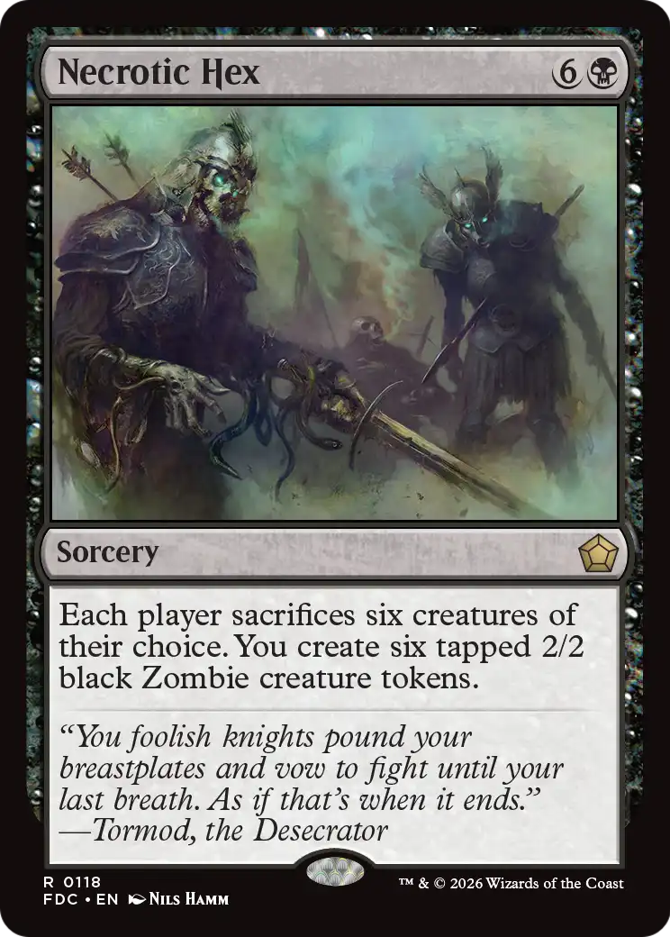 Necrotic Hex [Foundations Commander] | Magic Magpie