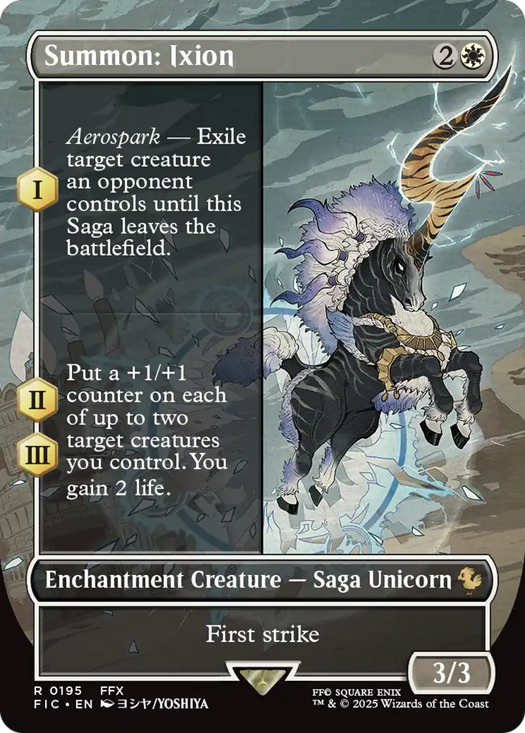 Summon: Ixion (Borderless) [FINAL FANTASY Commander] | Magic Magpie