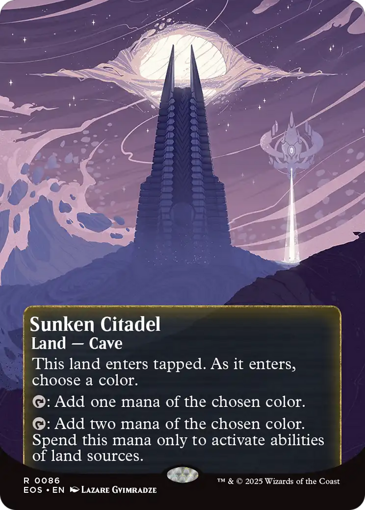 Sunken Citadel (0086) (Borderless) [Edge of Eternities: Stellar Sights] | Magic Magpie