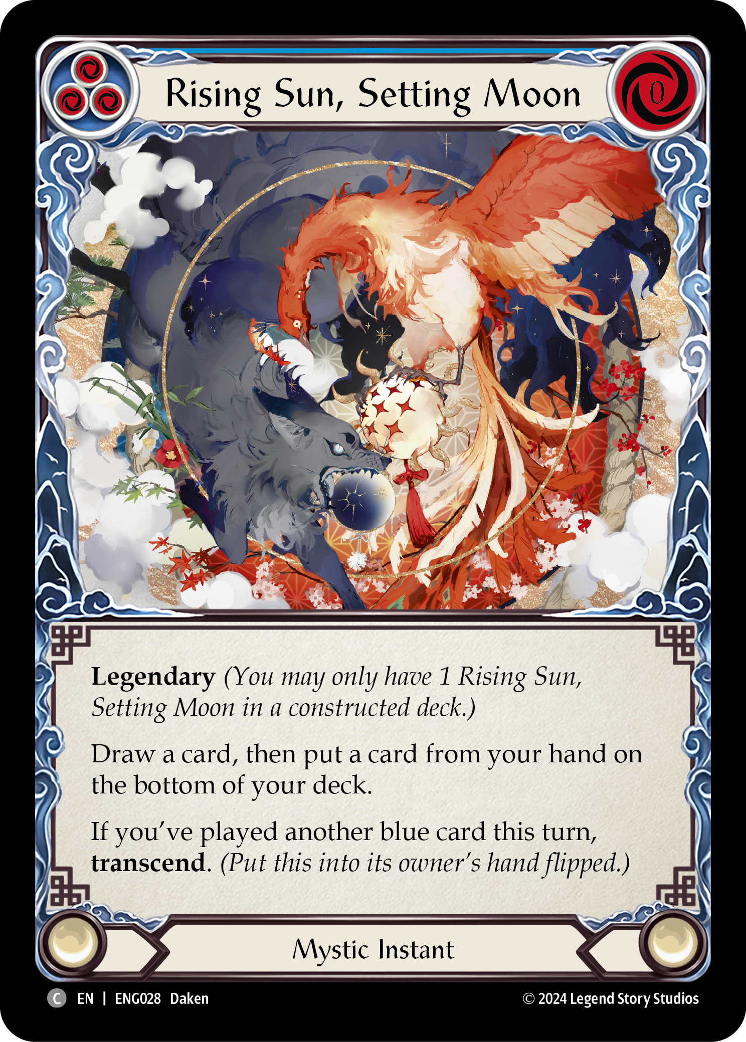 Rising Sun, Setting Moon [ENG028] (Part the Mistveil Enigma Blitz Deck) | Magic Magpie