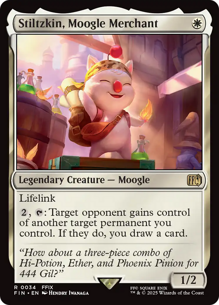 Stiltzkin, Moogle Merchant [FINAL FANTASY] | Magic Magpie