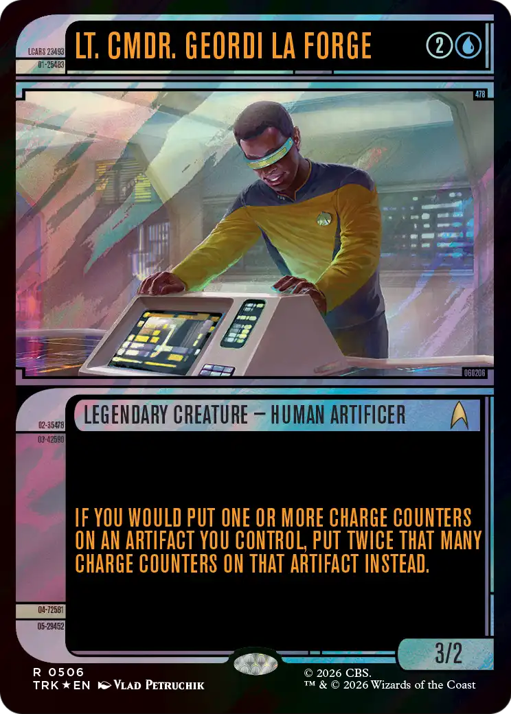 Lt. Cmdr. Geordi La Forge (Showcase) (Surge Foil) [Star Trek] | Magic Magpie