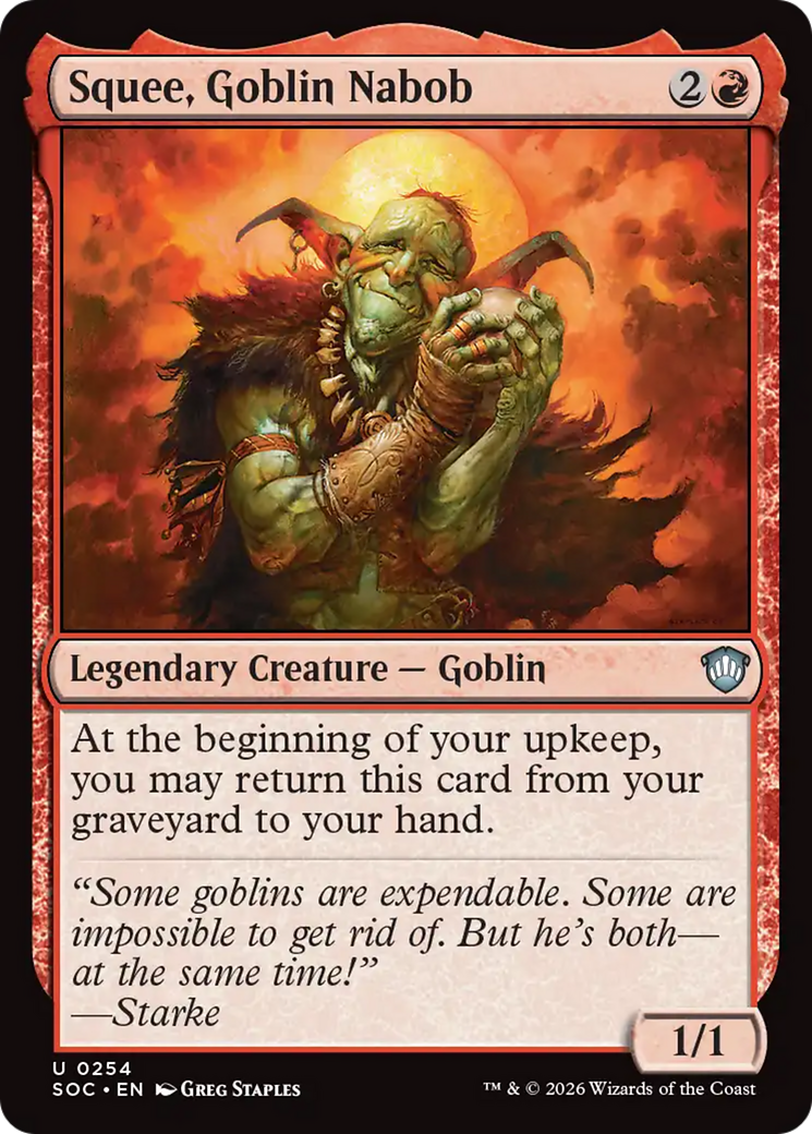 Squee, Goblin Nabob [Secrets of Strixhaven Commander] | Magic Magpie
