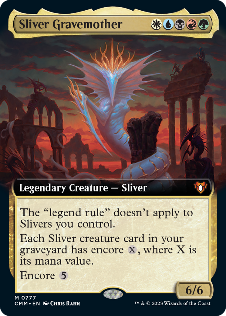 Sliver Gravemother (Extended Art) [Commander Masters] | Magic Magpie