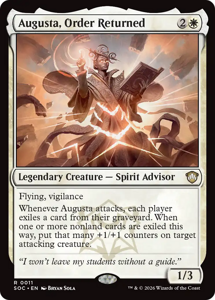 Augusta, Order Returned [Secrets of Strixhaven Commander] | Magic Magpie