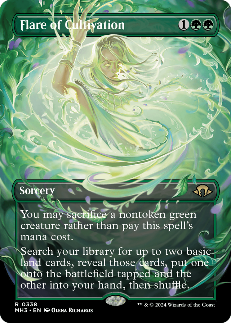 Flare of Cultivation (Borderless) [Modern Horizons 3] | Magic Magpie