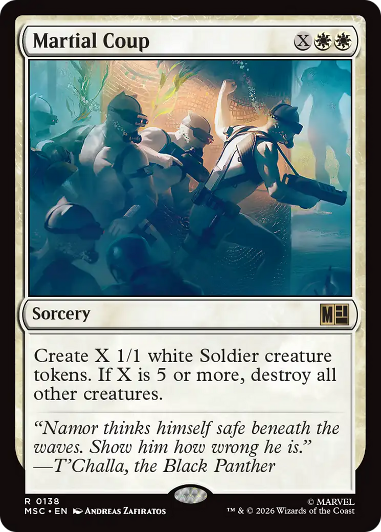 Martial Coup (Surge Foil) [Marvel Super Heroes Commander] | Magic Magpie