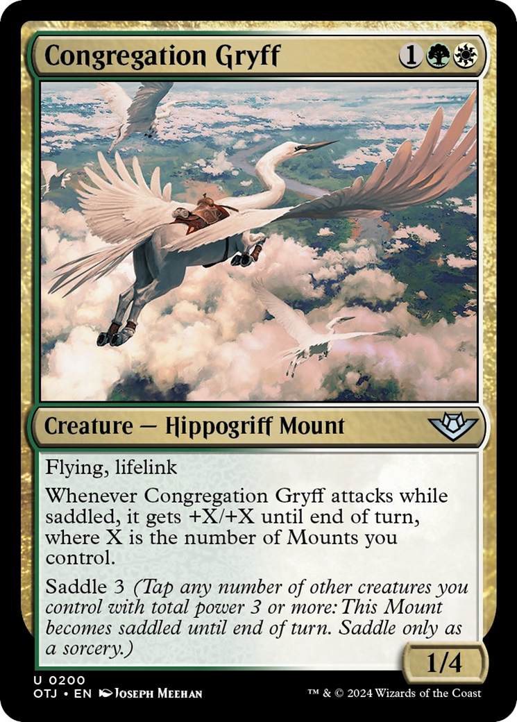 Congregation Gryff [Outlaws of Thunder Junction] | Magic Magpie