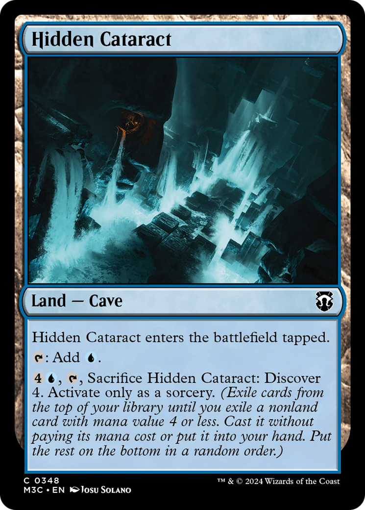 Hidden Cataract (Ripple Foil) [Modern Horizons 3 Commander] | Magic Magpie