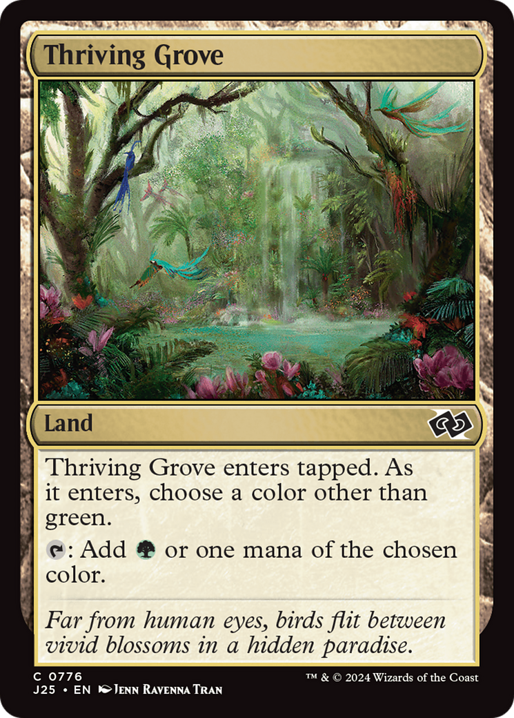 Thriving Grove [Foundations Jumpstart] | Magic Magpie