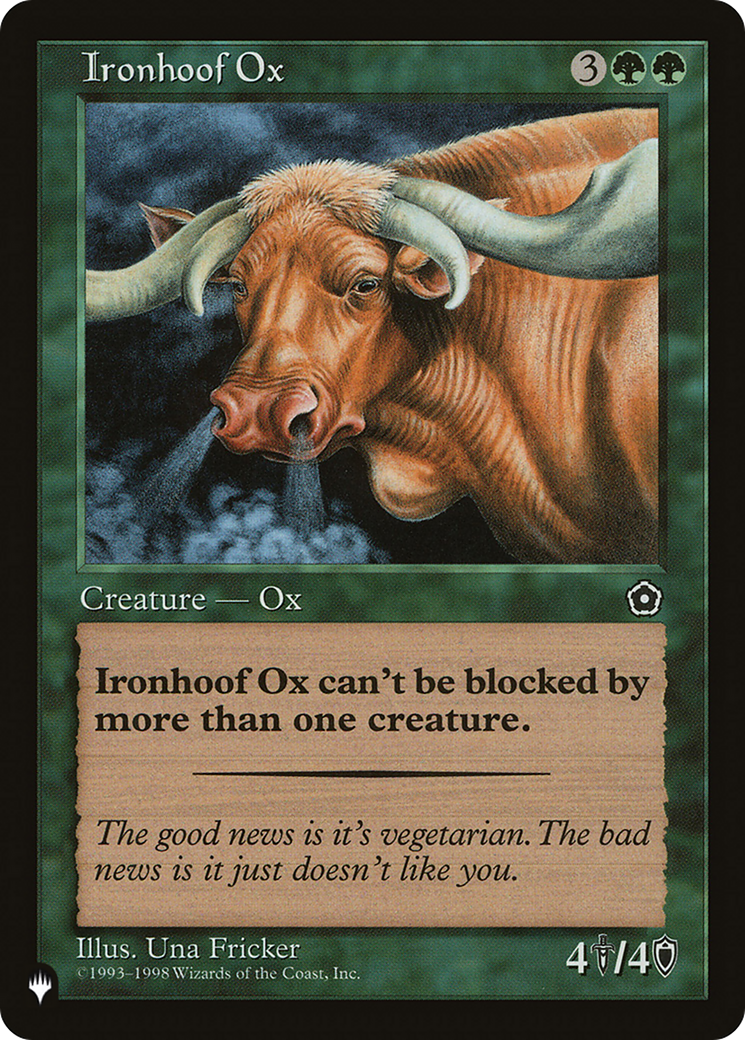 Ironhoof Ox [The List Reprints] | Magic Magpie