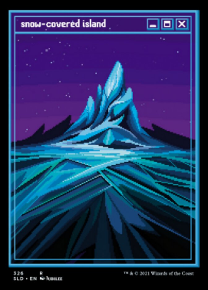 Snow-Covered Island (Foil Etched) [Secret Lair Drop Series] | Magic Magpie