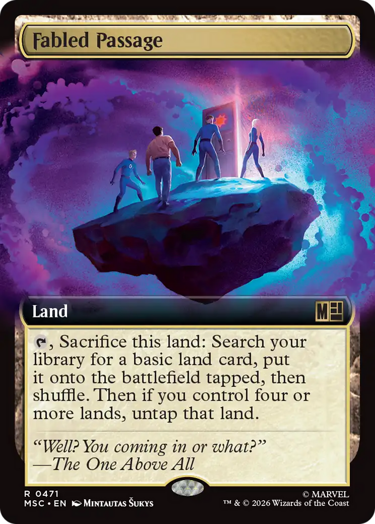Fabled Passage (Extended Art) [Marvel Super Heroes Commander] | Magic Magpie
