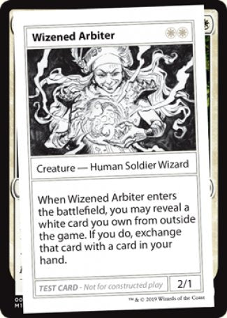 Wizened Arbiter (2021 Edition) [Mystery Booster Playtest Cards] | Magic Magpie