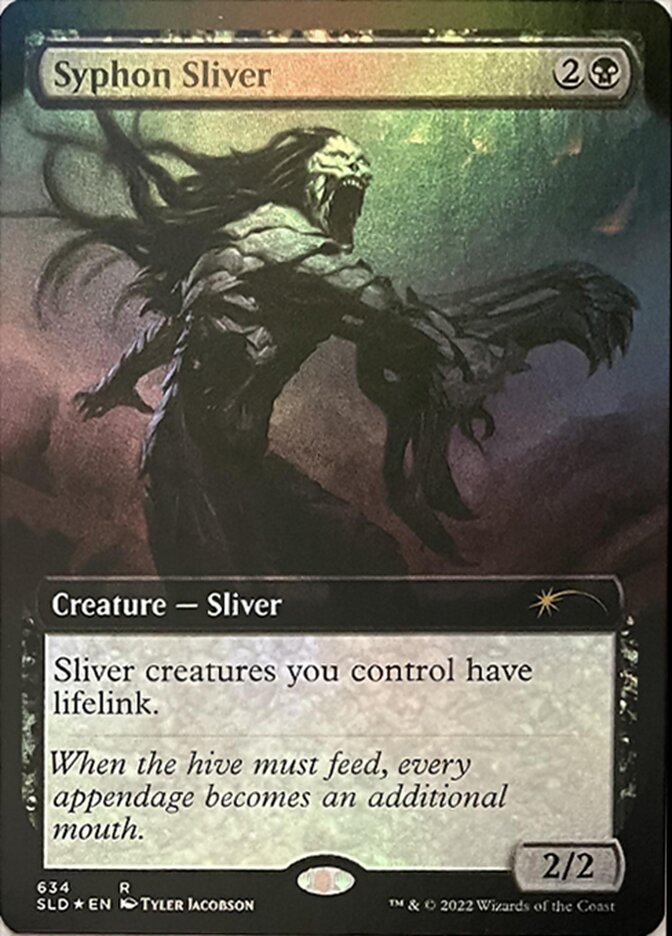 Syphon Sliver (Extended Art) [Secret Lair Drop Promos] | Magic Magpie