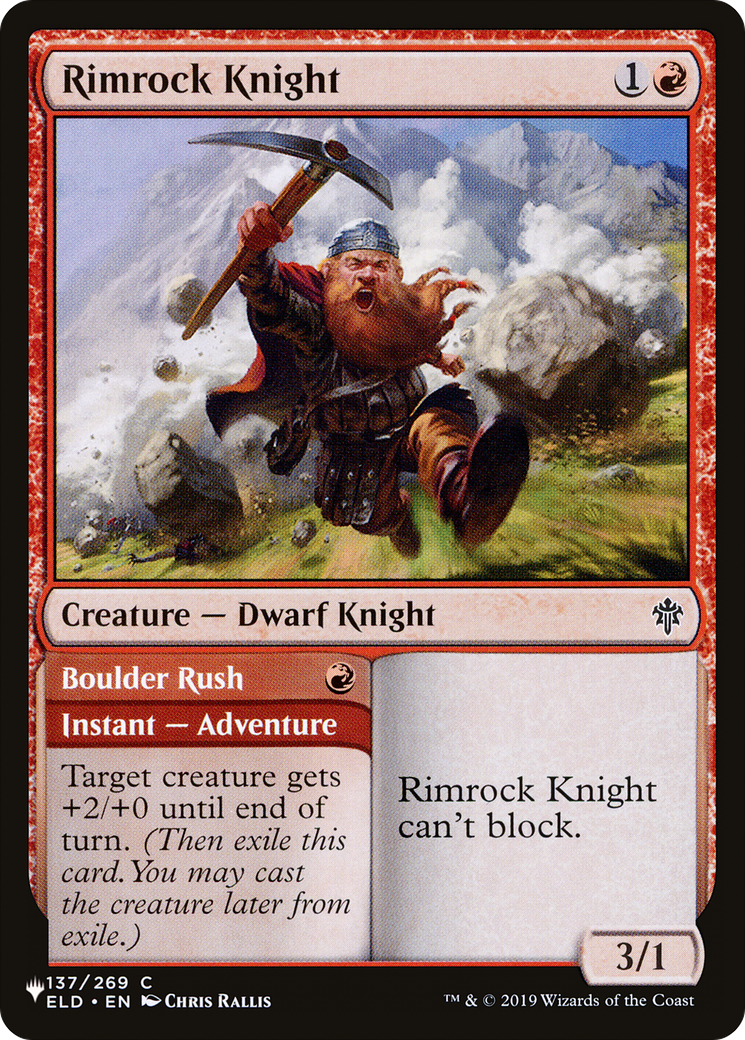 Rimrock Knight [The List Reprints] | Magic Magpie