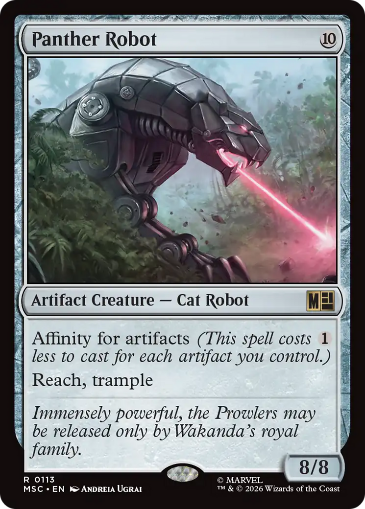 Panther Robot (Surge Foil) [Marvel Super Heroes Commander] | Magic Magpie