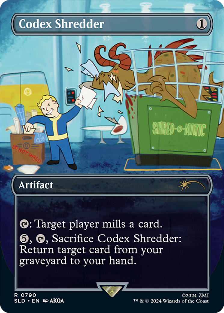 Codex Shredder (Rainbow Foil) [Secret Lair Drop Series] | Magic Magpie