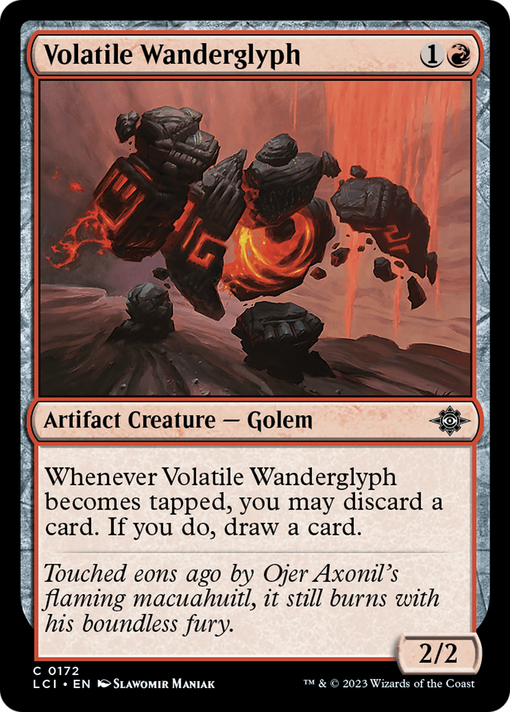 Volatile Wanderglyph [The Lost Caverns of Ixalan] | Magic Magpie