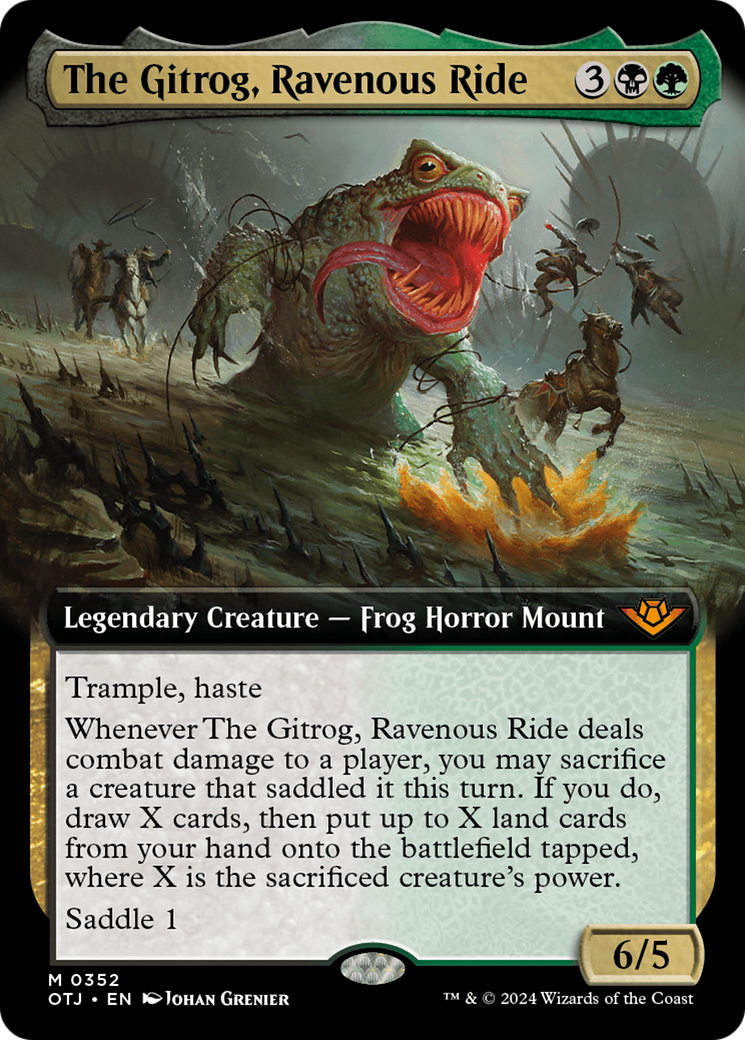 The Gitrog, Ravenous Ride (Extended Art) [Outlaws of Thunder Junction] | Magic Magpie