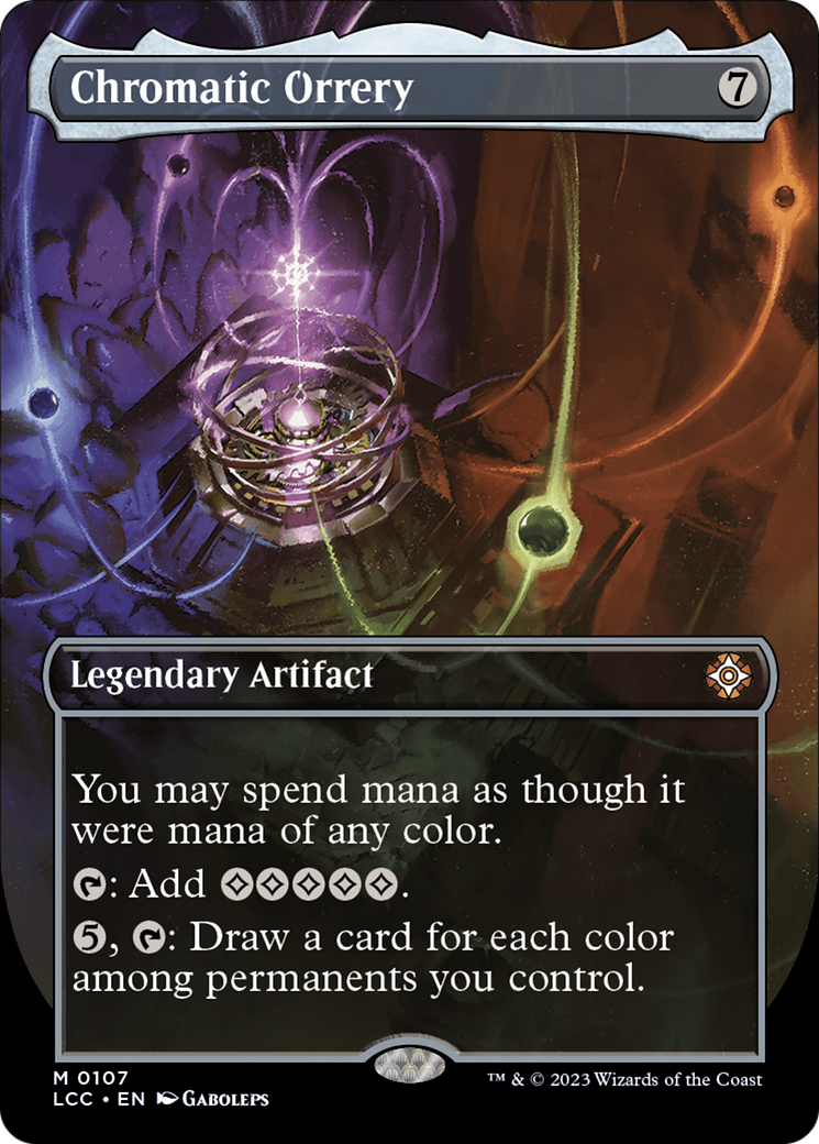 Chromatic Orrery (Borderless) [The Lost Caverns of Ixalan Commander] | Magic Magpie
