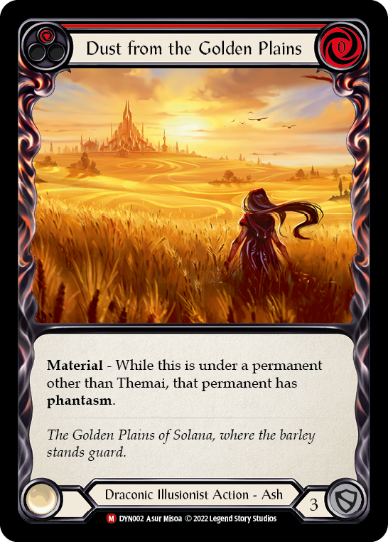 Dust from the Golden Plains [DYN002] (Dynasty)  Rainbow Foil | Magic Magpie