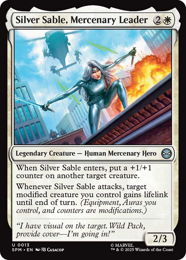 Silver Sable, Mercenary Leader [Marvel's Spider-Man] | Magic Magpie