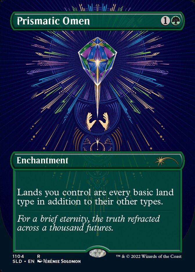 Prismatic Omen (Borderless) [Secret Lair Drop Series] | Magic Magpie
