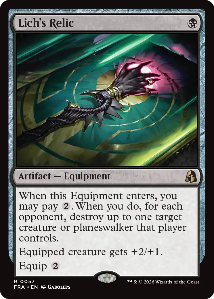 Lich's Relic [Reality Fracture] | Magic Magpie