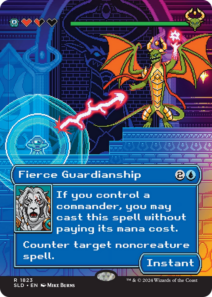 Fierce Guardianship (Rainbow Foil) [Secret Lair Drop Series] | Magic Magpie