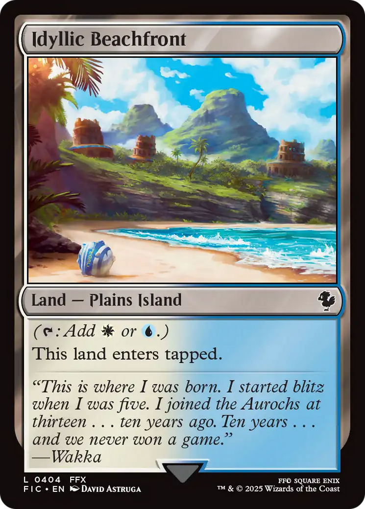 Idyllic Beachfront [FINAL FANTASY Commander] | Magic Magpie