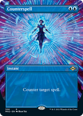 Counterspell (Borderless Alternate Art) [Modern Horizons 2] | Magic Magpie