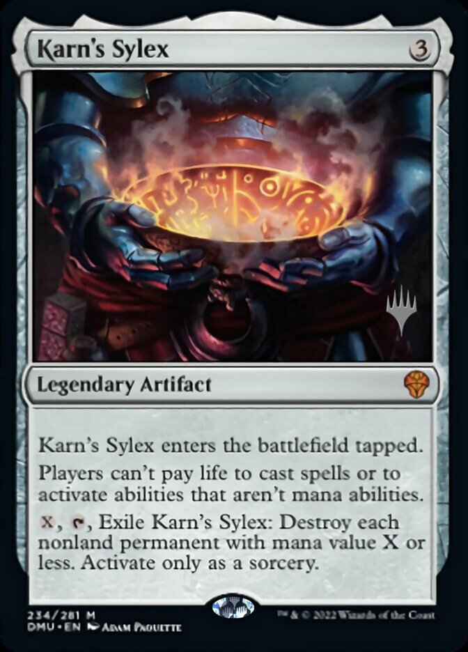 Karn's Sylex (Promo Pack) [Dominaria United Promos] | Magic Magpie