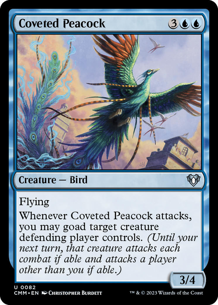 Coveted Peacock [Commander Masters] | Magic Magpie