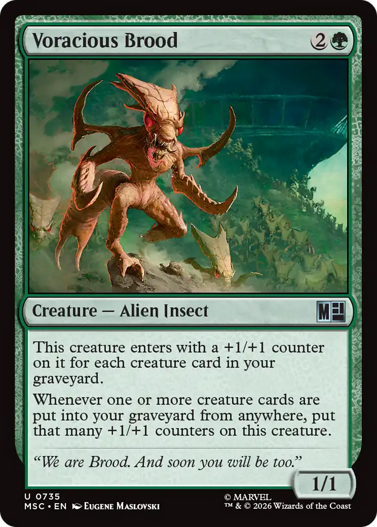Voracious Brood [Marvel Super Heroes Commander] | Magic Magpie
