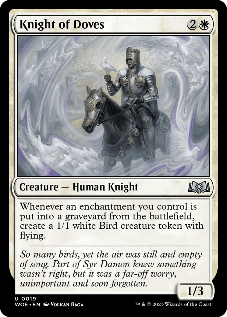 Knight of Doves [Wilds of Eldraine] | Magic Magpie