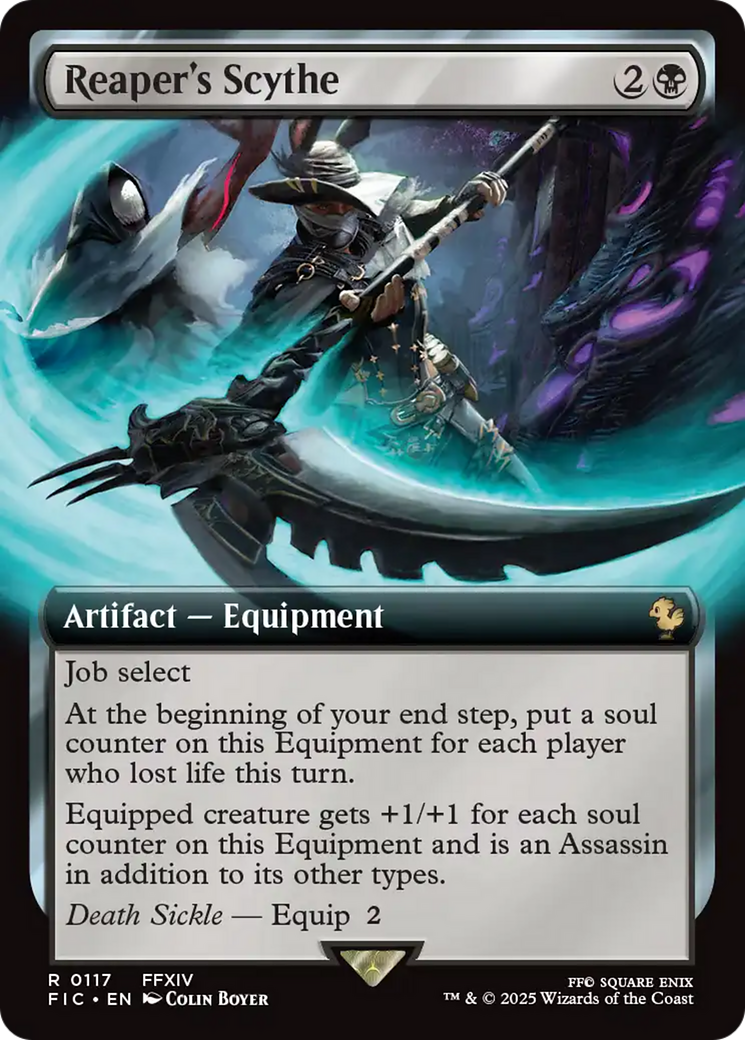Reaper's Scythe (Extended Art) [FINAL FANTASY Commander] | Magic Magpie