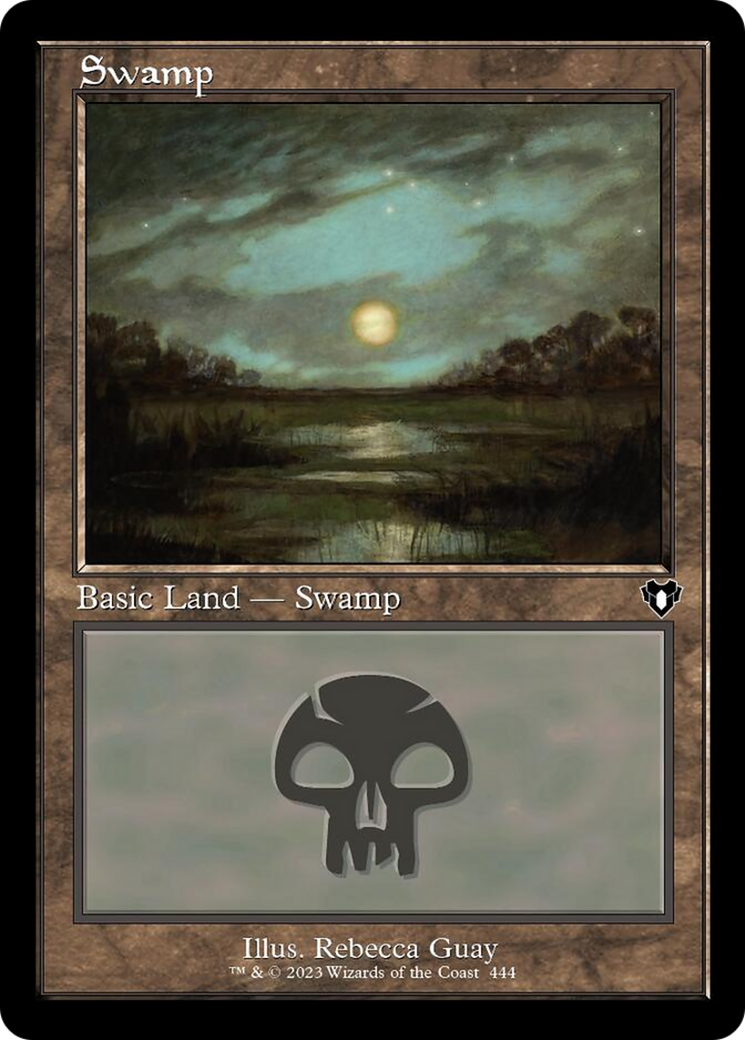 Swamp (444) (Retro) [Commander Masters] | Magic Magpie