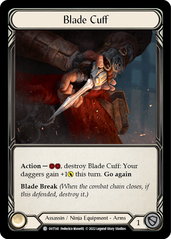 Blade Cuff [OUT141] (Outsiders)  Cold Foil | Magic Magpie