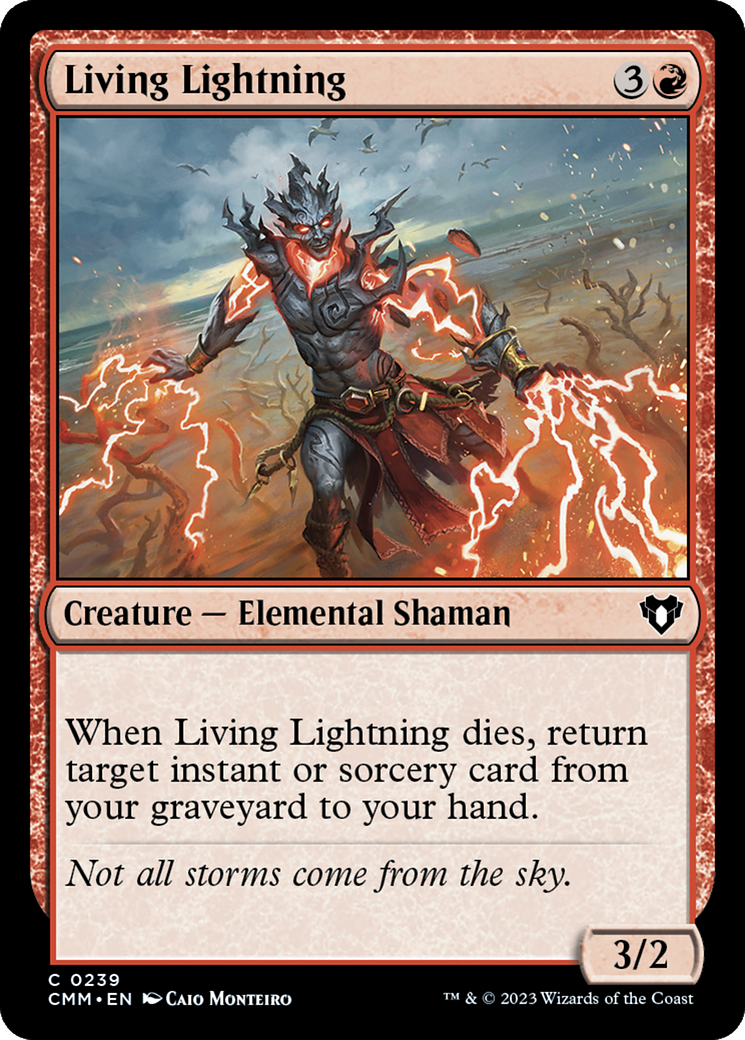 Living Lightning [Commander Masters] | Magic Magpie