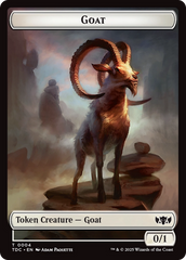 Goat // Timeless Witness Double-Sided Token [Tarkir: Dragonstorm Commander Tokens] | Magic Magpie