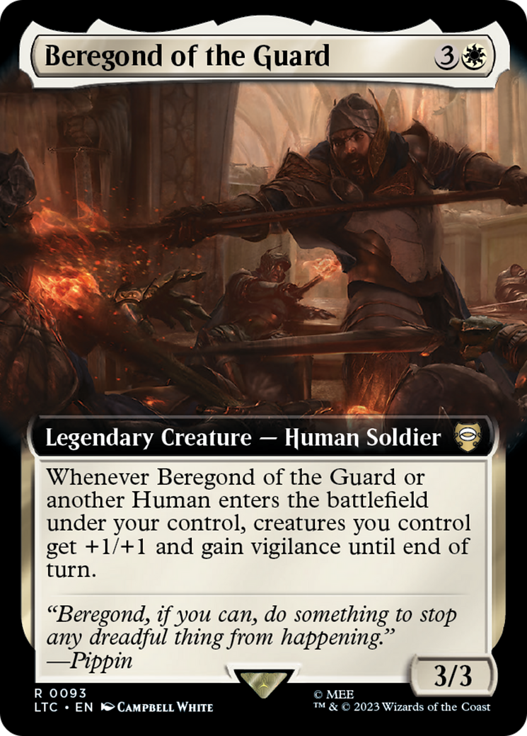 Beregond of the Guard (Extended Art) [The Lord of the Rings: Tales of Middle-Earth Commander] | Magic Magpie