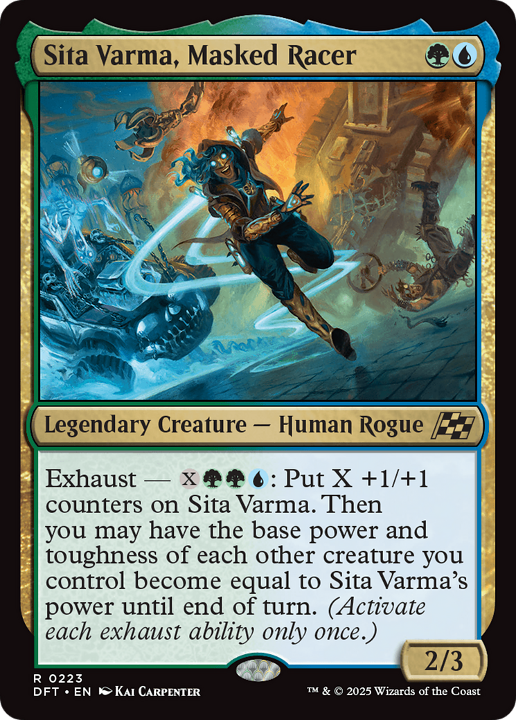 Sita Varma, Masked Racer [Aetherdrift] | Magic Magpie