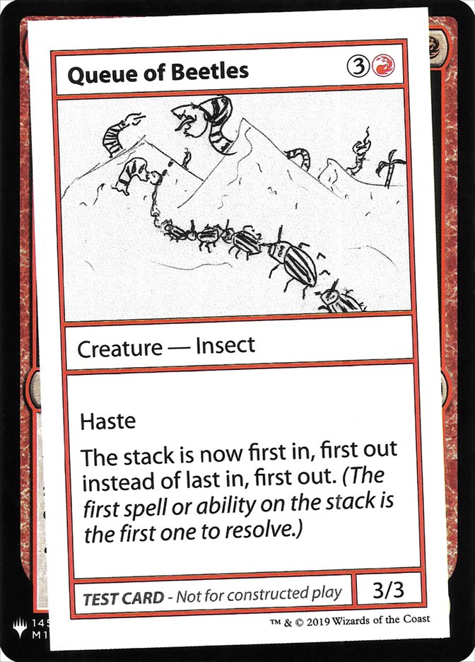 Queue of Beetles [Mystery Booster Playtest Cards] | Magic Magpie