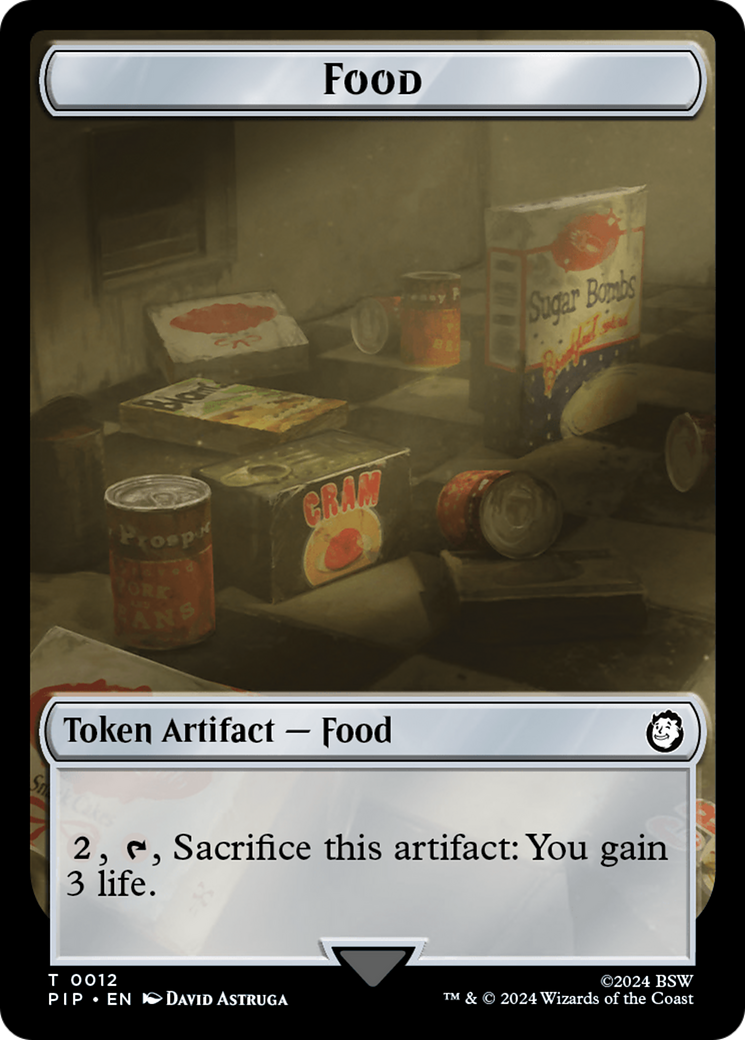 Food (0012) // Copy Double-Sided Token [Fallout Tokens] | Magic Magpie